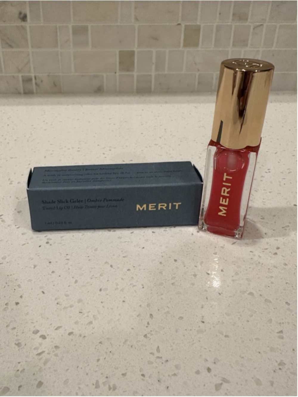Merit Shade Slick Tinted Lip Oil - Les Deux / NEW IN BOX